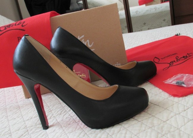 faux red bottoms