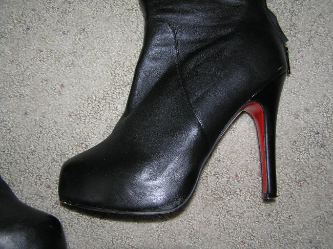 Christian Louboutin Authenticated Leather Boots