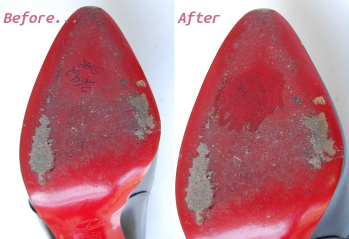 How to Remove Marker and Pen Ink from Christian Louboutin Soles - Lollipuff