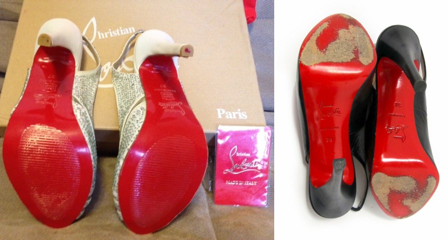 Real vs. Fake Louis Vuitton shoes. How to spot counterfeit Louis