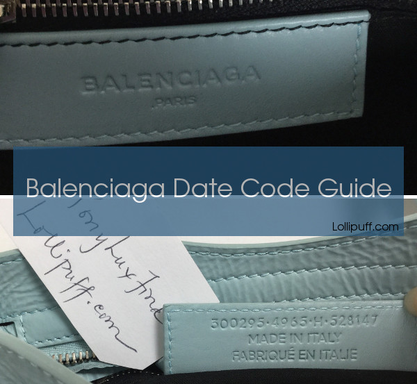 Guide to Date Balenciaga Bags Lollipuff