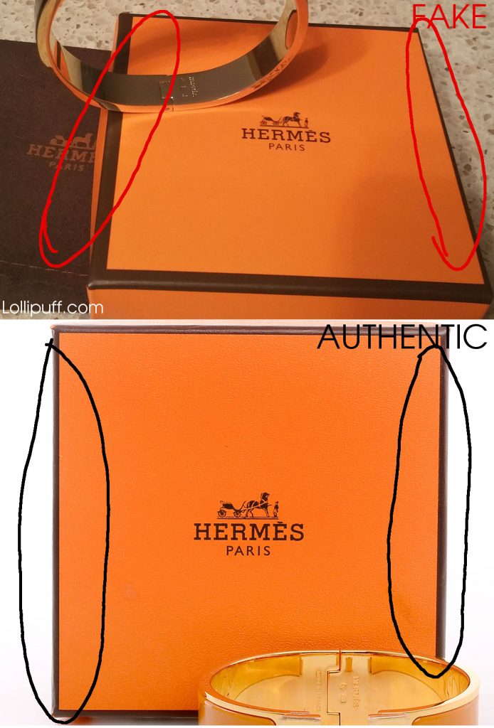 how to tell if an hermes bracelet is real