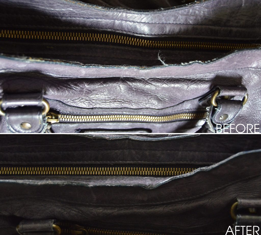How to fix a leather bag