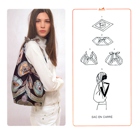 Hermes Scarf Knotting Cards Vol.3: Twilly Manchette  Hermes scarf, Ways to  wear a scarf, How to wear scarves