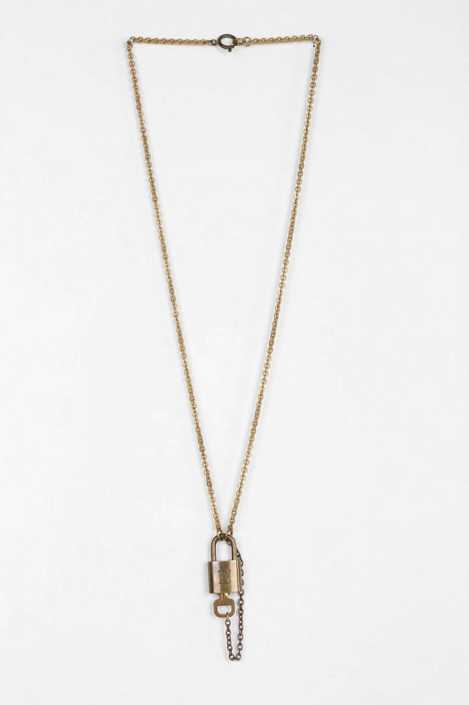 DIY Louis Vuitton Lock Necklace 