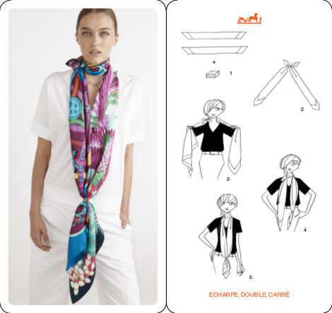 hermes twilly scarf how to wear