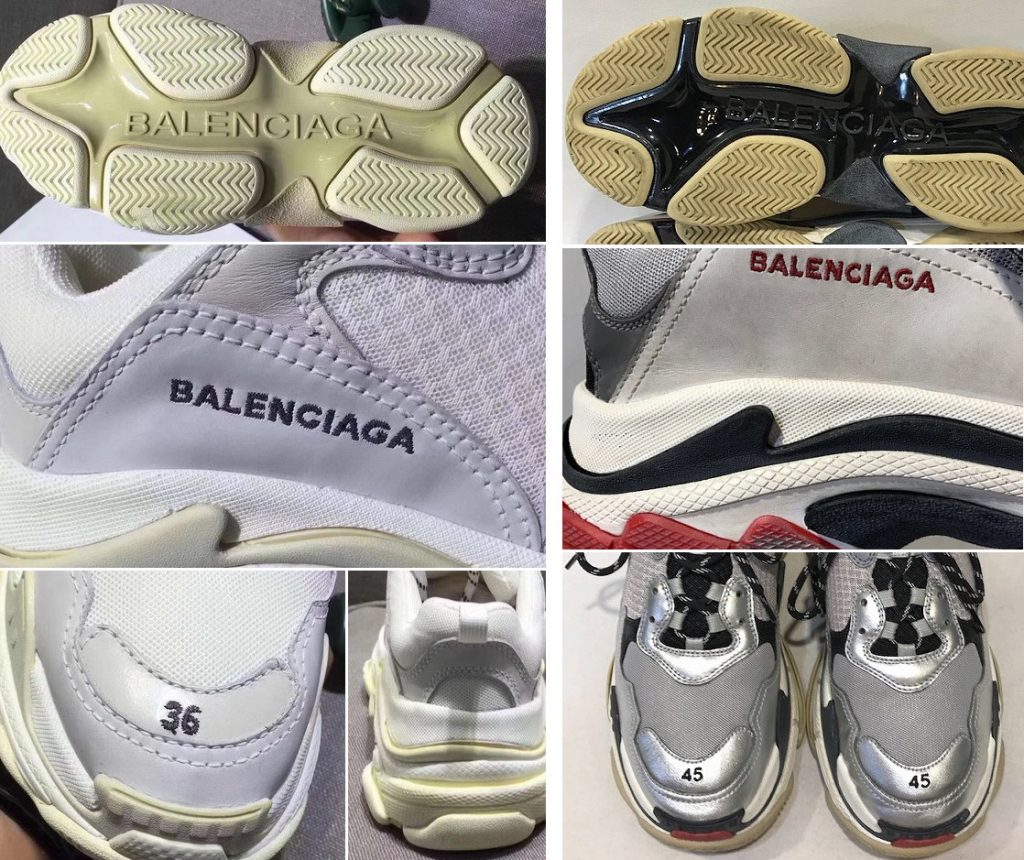 balenciaga fake vs real shoes