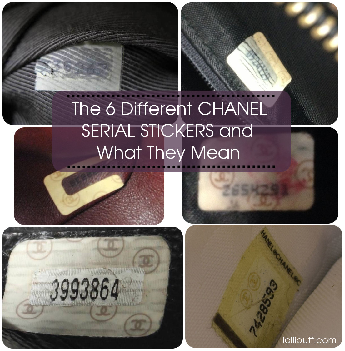 Chanel Serial Number Meaning and Sticker Guide Lollipuff