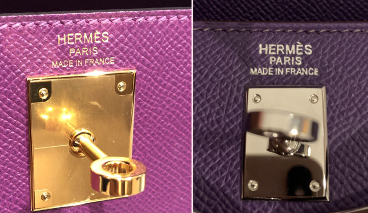 HOW TO SPOT A FAKE HERMES KELLY BAG! side by side comparison! 