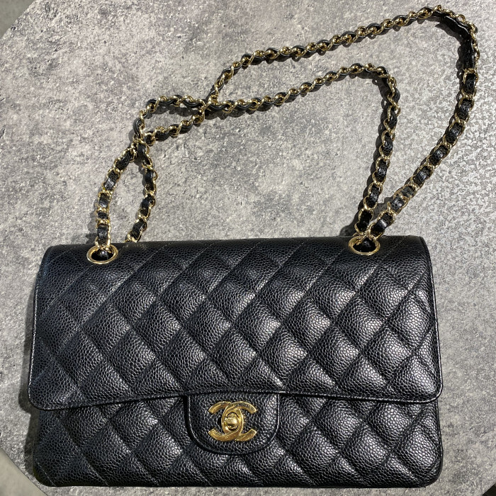 Authentication Guide: Chanel 2.55 Bag Classic Medium Double Flap ...